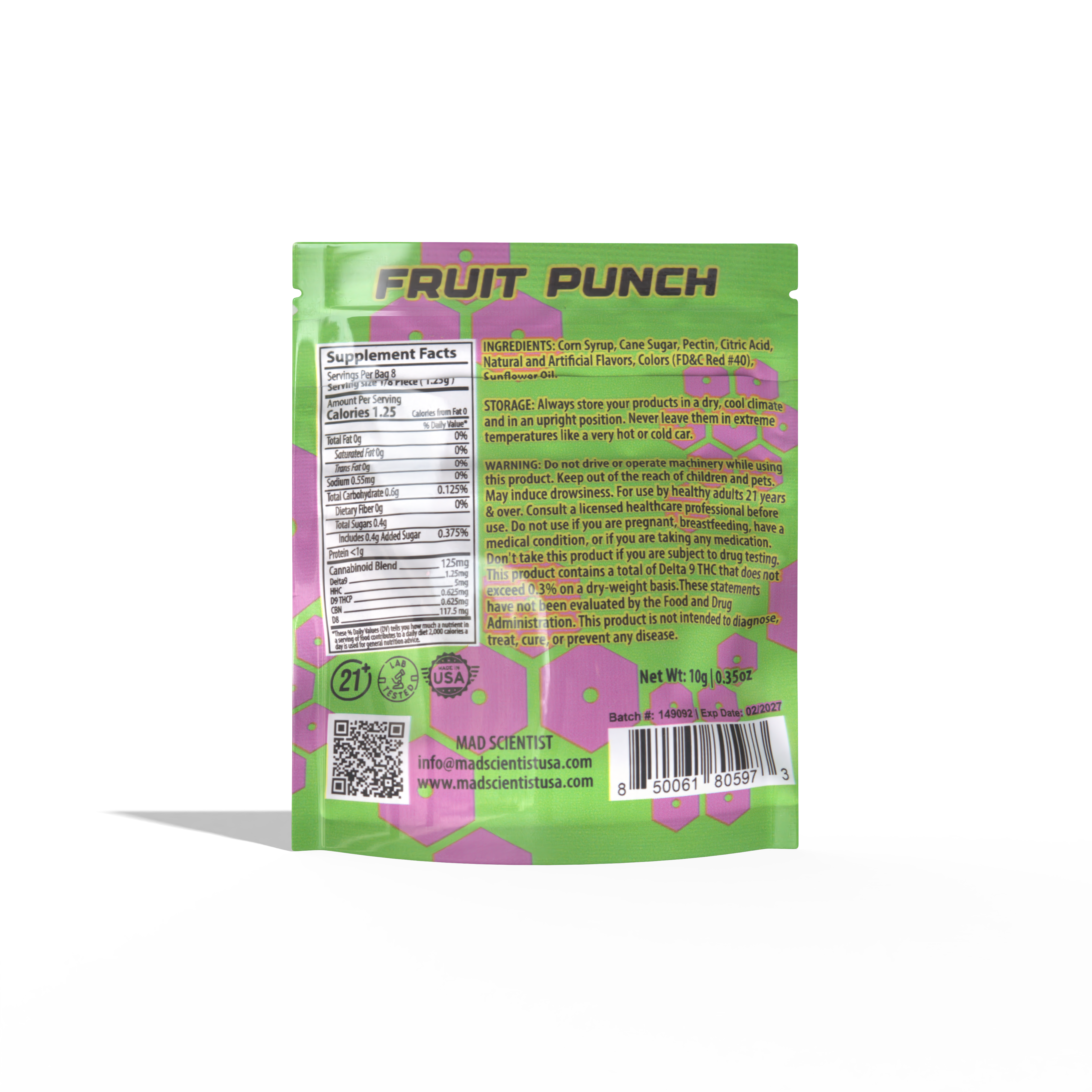 Gummies 80000MG - 80ct Jar Madscientistusa