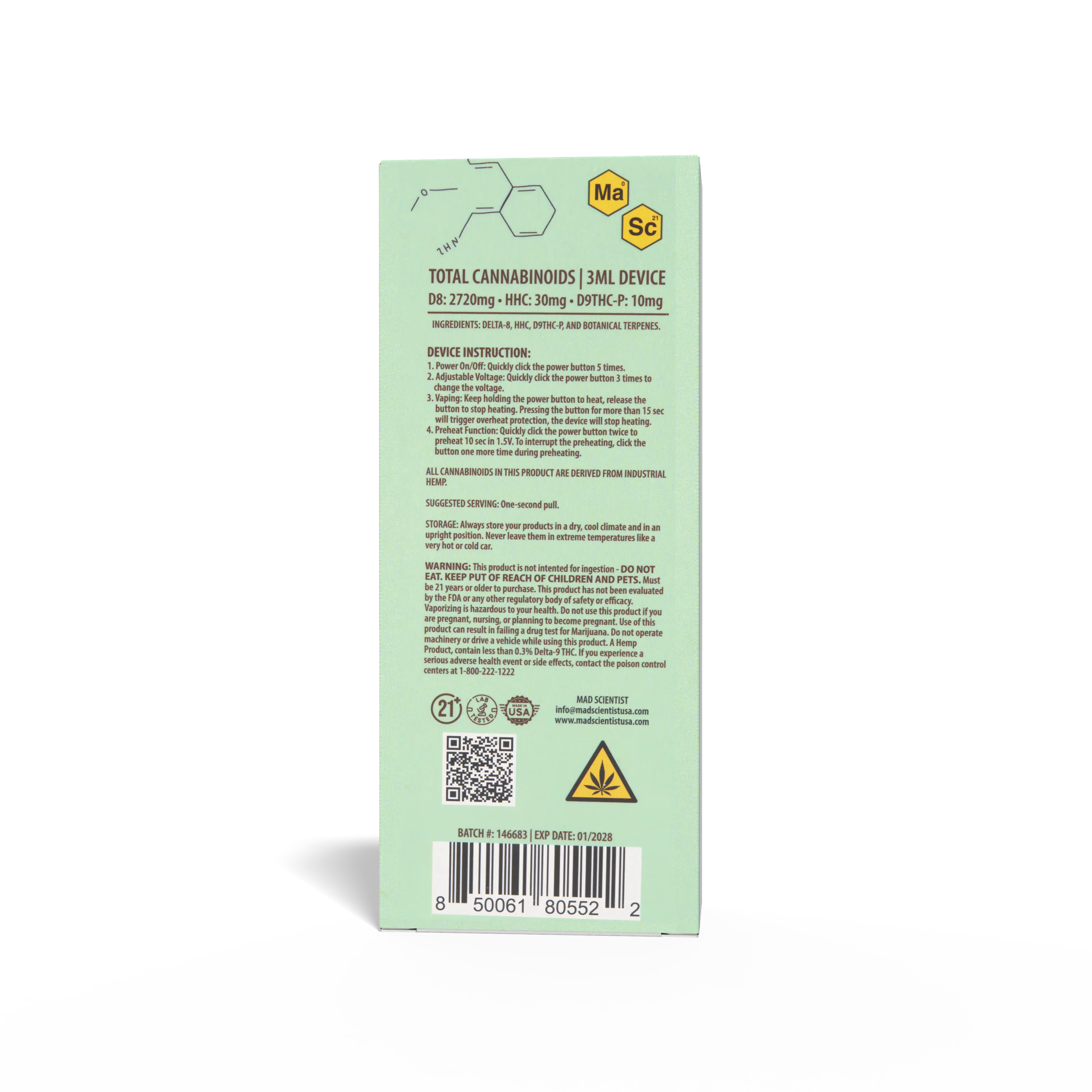 Kamikaze - Disposable - 3ml Madscientistusa