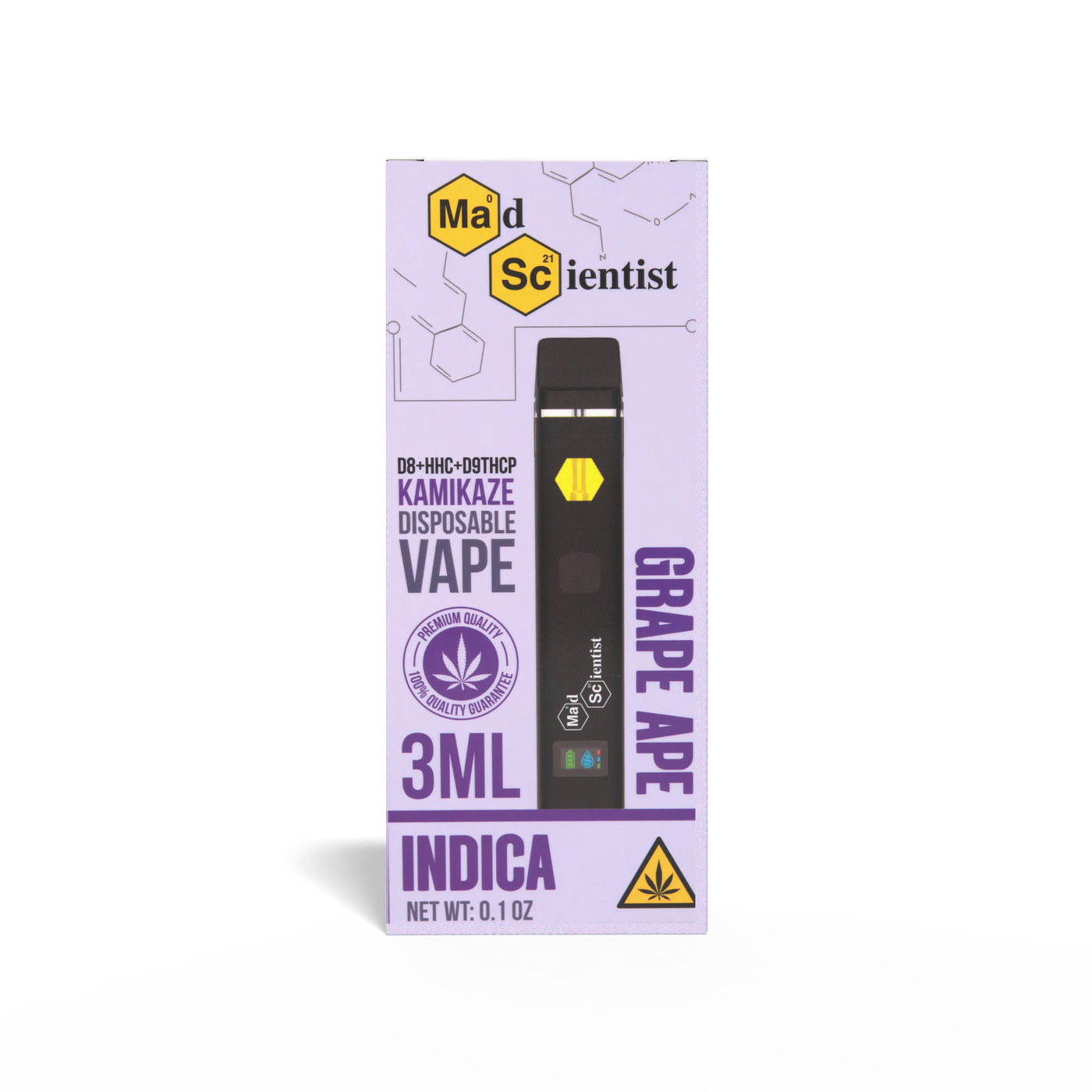 Kamikaze THC-P Disposable Vape 3ml | Premium Hybrid Vape Madscientistusa Kamikaze THC-P Disposable Vape 3ml | Premium Hybrid Vape Madscientistusa
