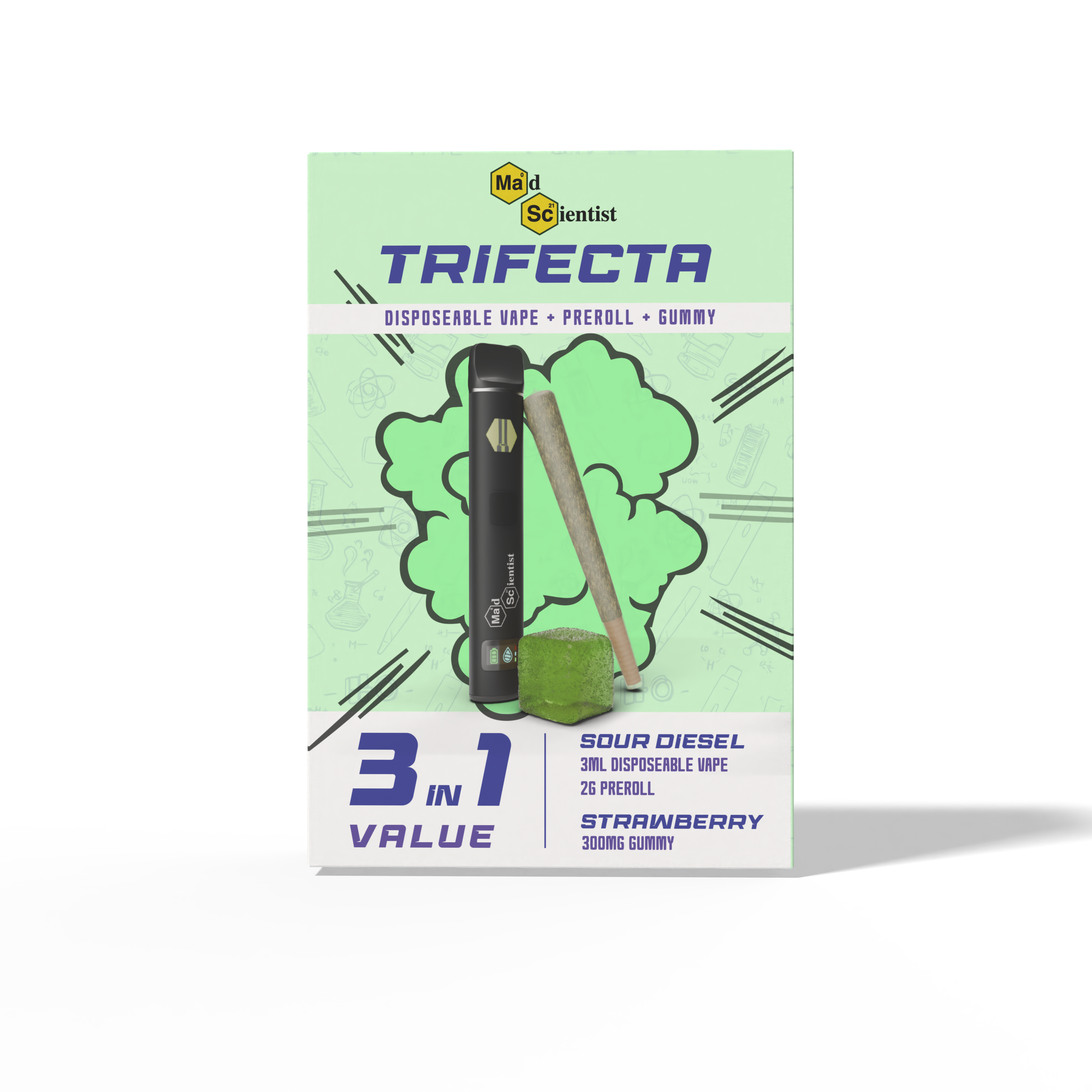 Trifecta -  Value Pack - 3 in 1 Madscientistusa