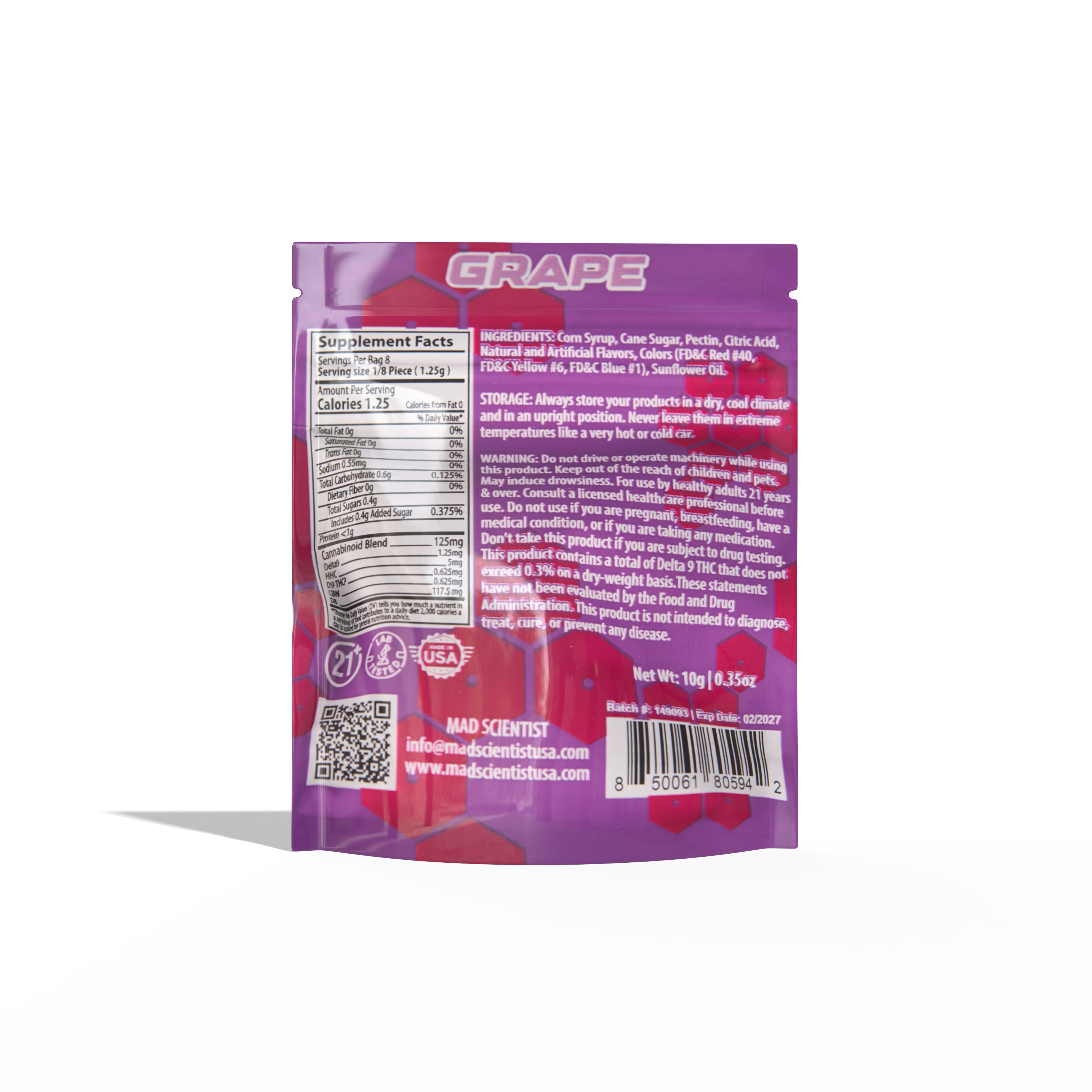 Gummies 80000MG - 80ct Jar Madscientistusa