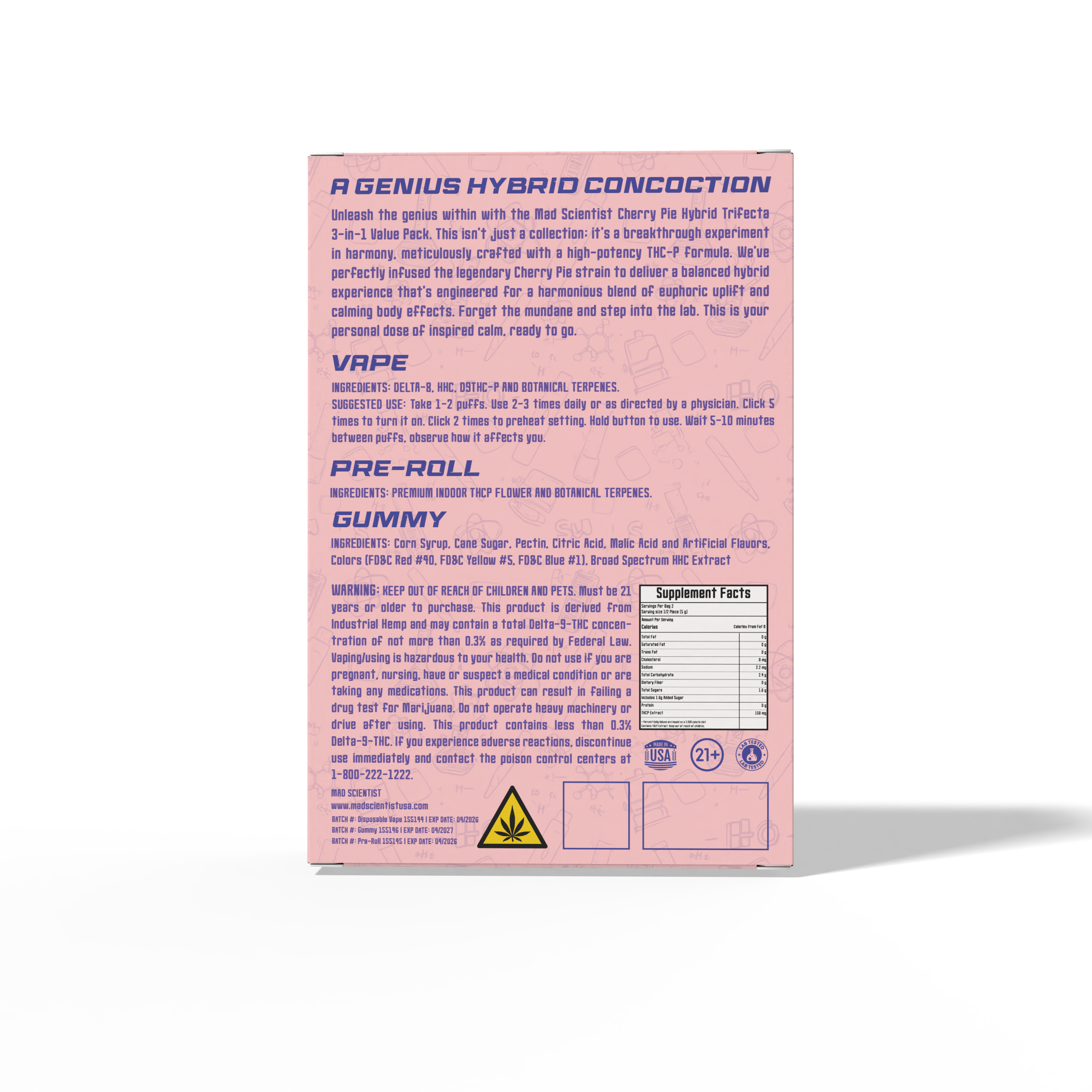 Trifecta -  Value Pack - 3 in 1 Madscientistusa