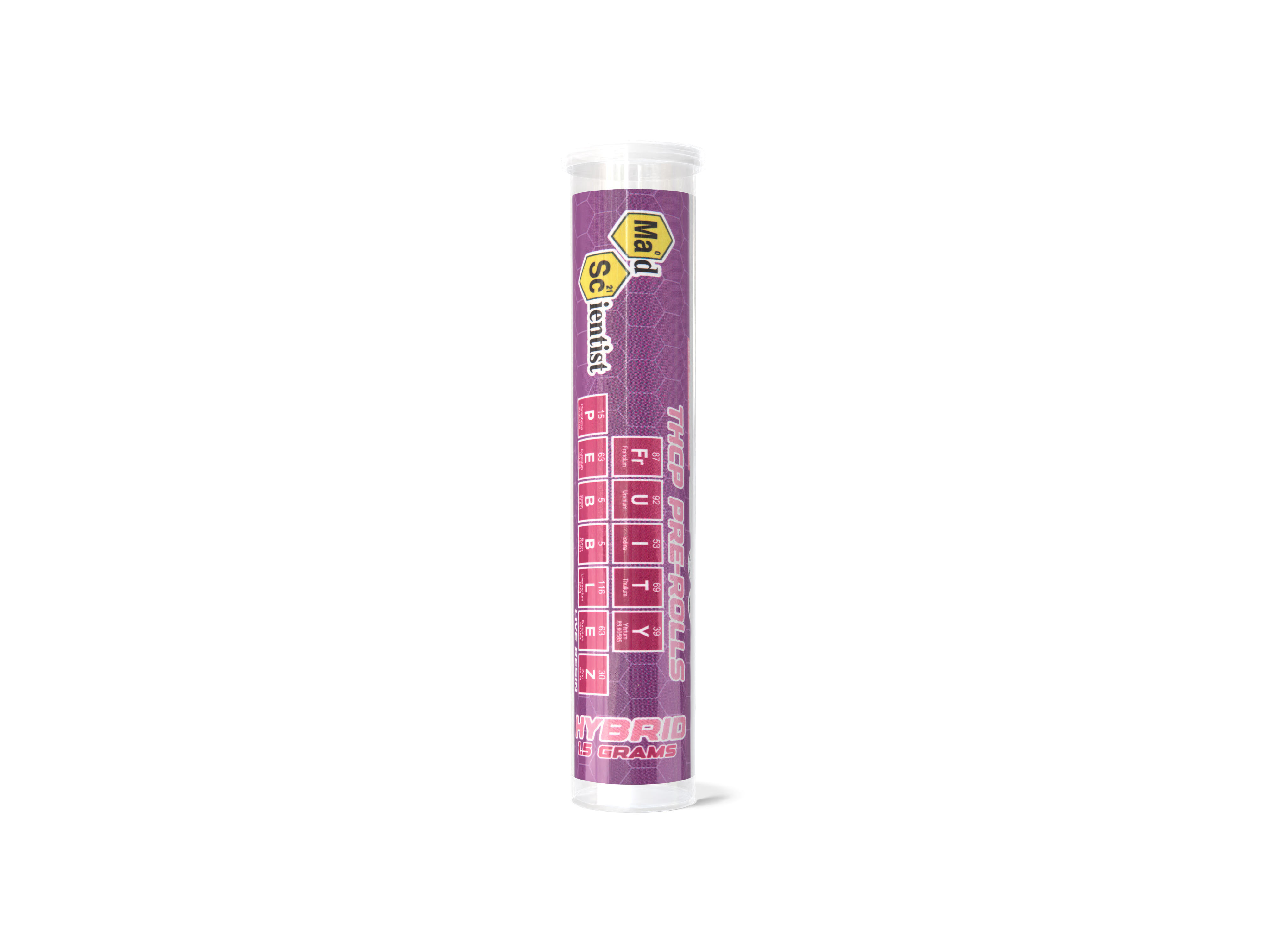 Live Resin Pre Rolls - 1.5 GM 30ct Jar with Tube Madscientistusa