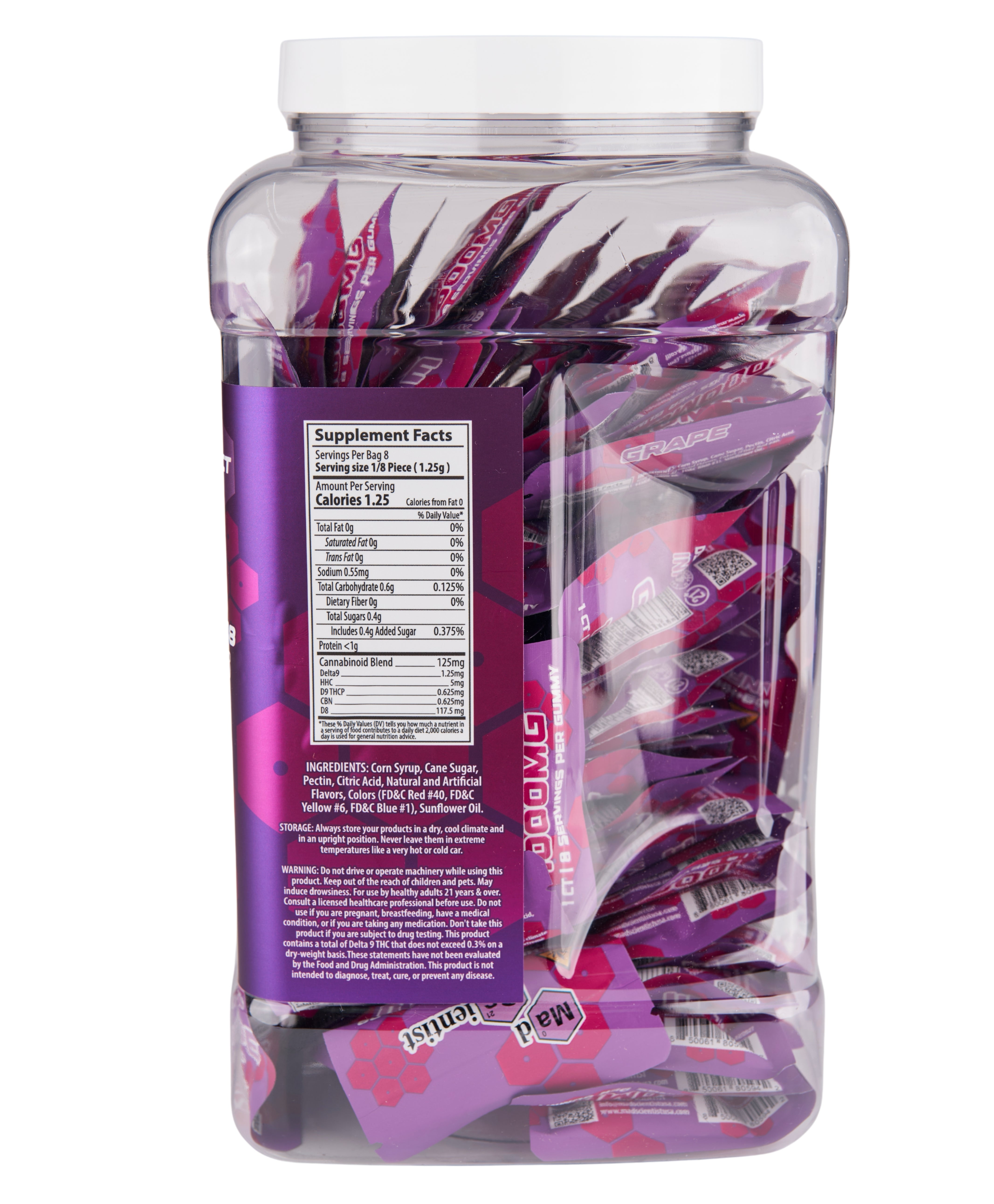 MAD SCIENTIST GUMMY 80000 MG 80 CT JAR - Madscientistusa