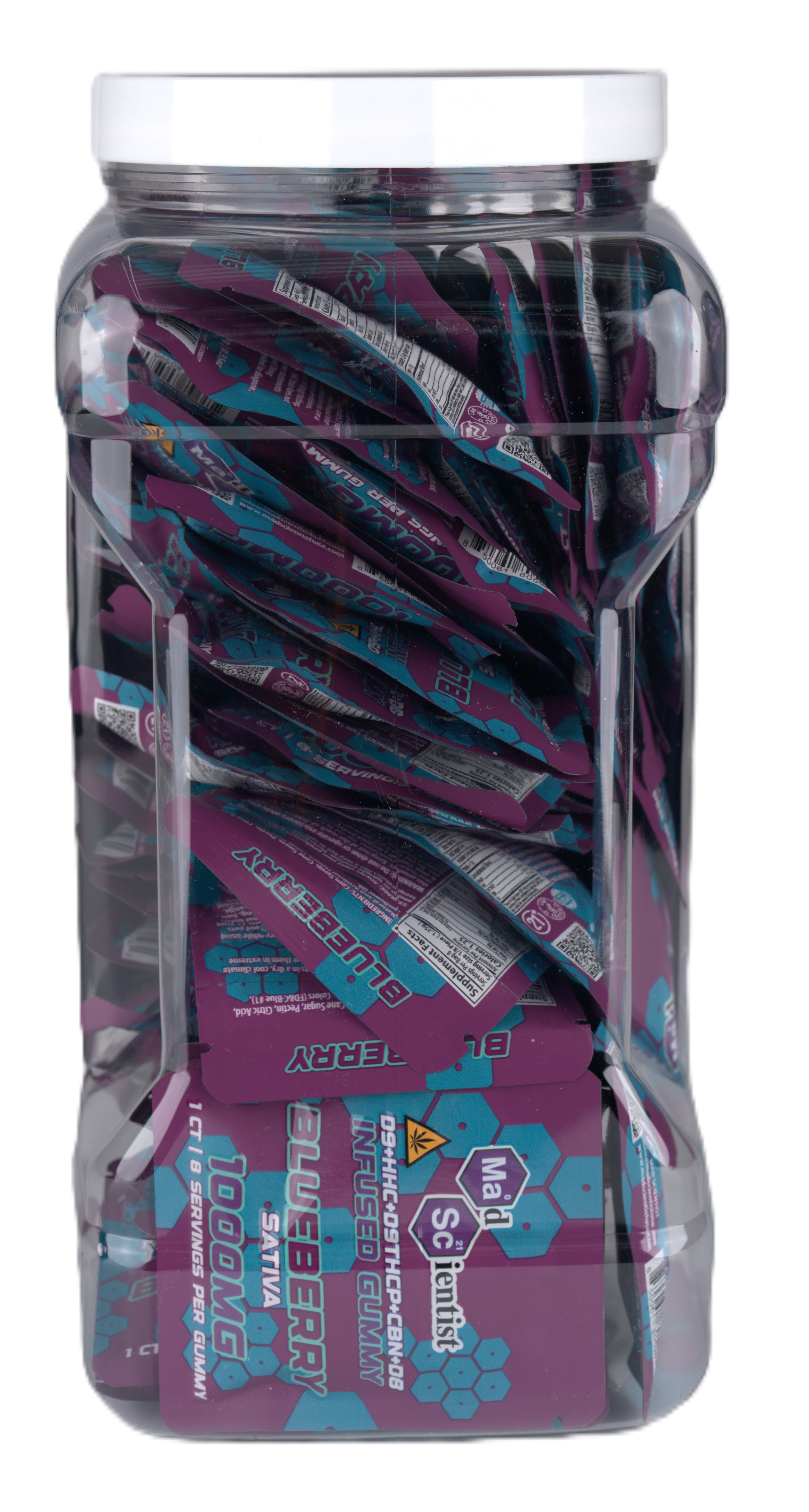 MAD SCIENTIST GUMMY 80000 MG 80 CT JAR - Madscientistusa