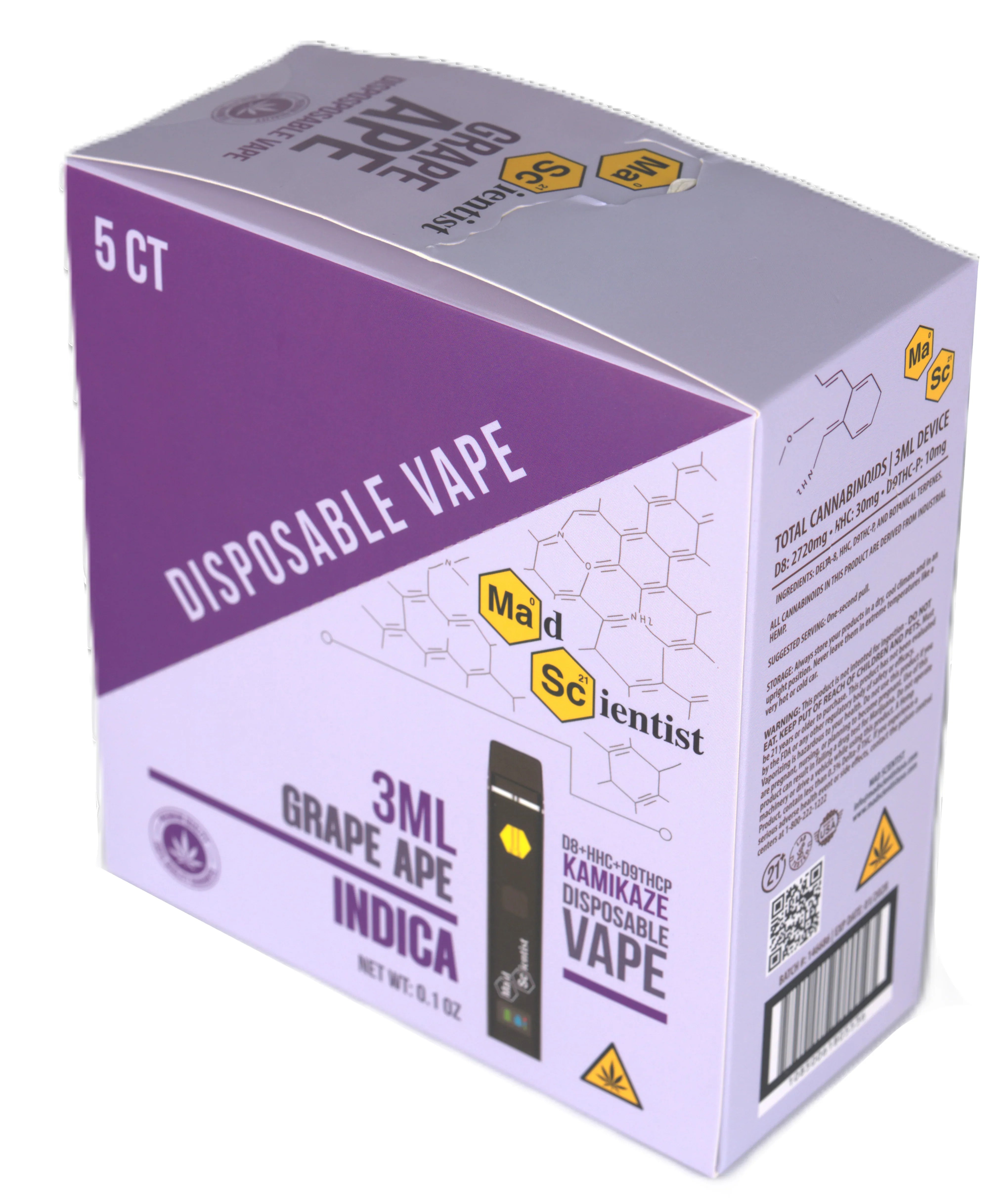 MAD SCIENTIST DISPOSABLE 3000MG - Madscientistusa