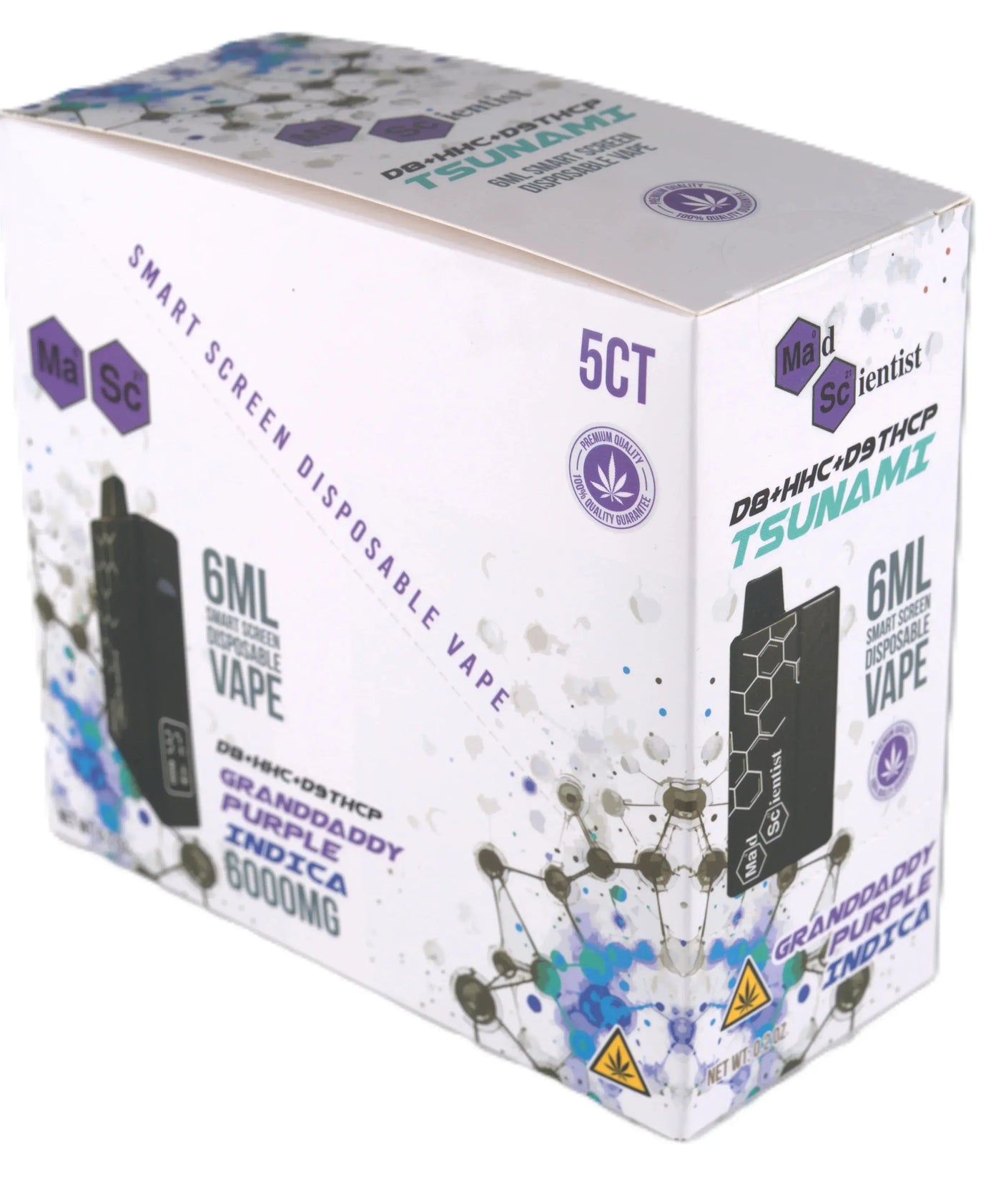 Tsunami THC-P Disposable Vape 6ml | High-Potency Sativa Madscientistusa Tsunami THC-P Disposable Vape 6ml | High-Potency Sativa Madscientistusa