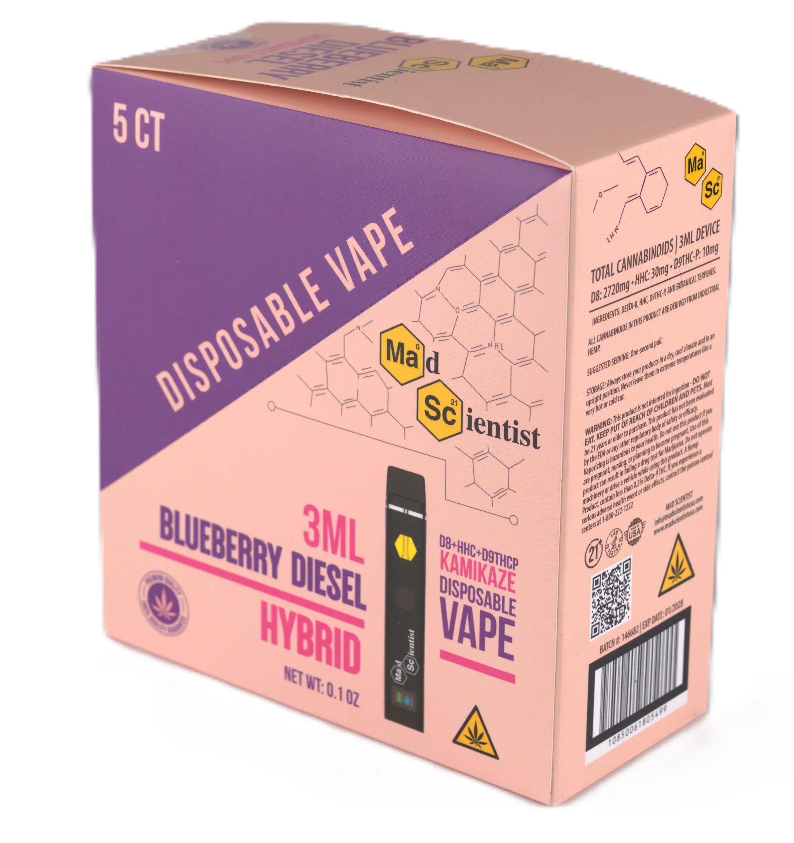 MAD SCIENTIST DISPOSABLE 3000MG - Madscientistusa