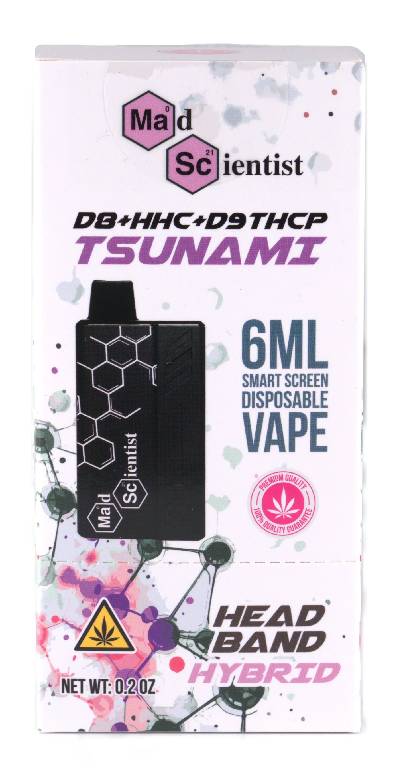 Tsunami THC-P Disposable Vape 6ml | High-Potency Sativa Madscientistusa Tsunami THC-P Disposable Vape 6ml | High-Potency Sativa Madscientistusa
