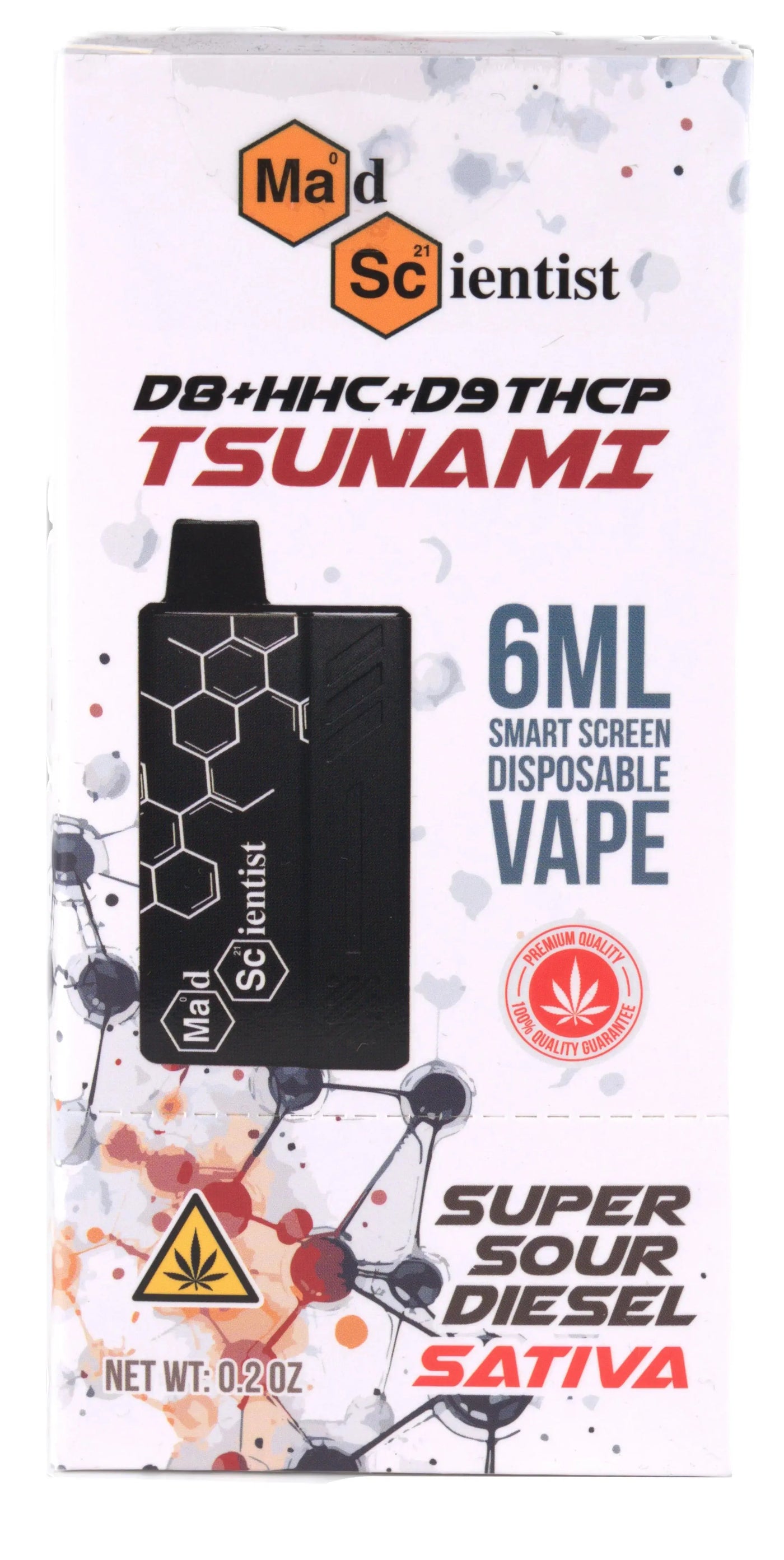Tsunami THC-P Disposable Vape 6ml | High-Potency Sativa Madscientistusa Tsunami THC-P Disposable Vape 6ml | High-Potency Sativa Madscientistusa