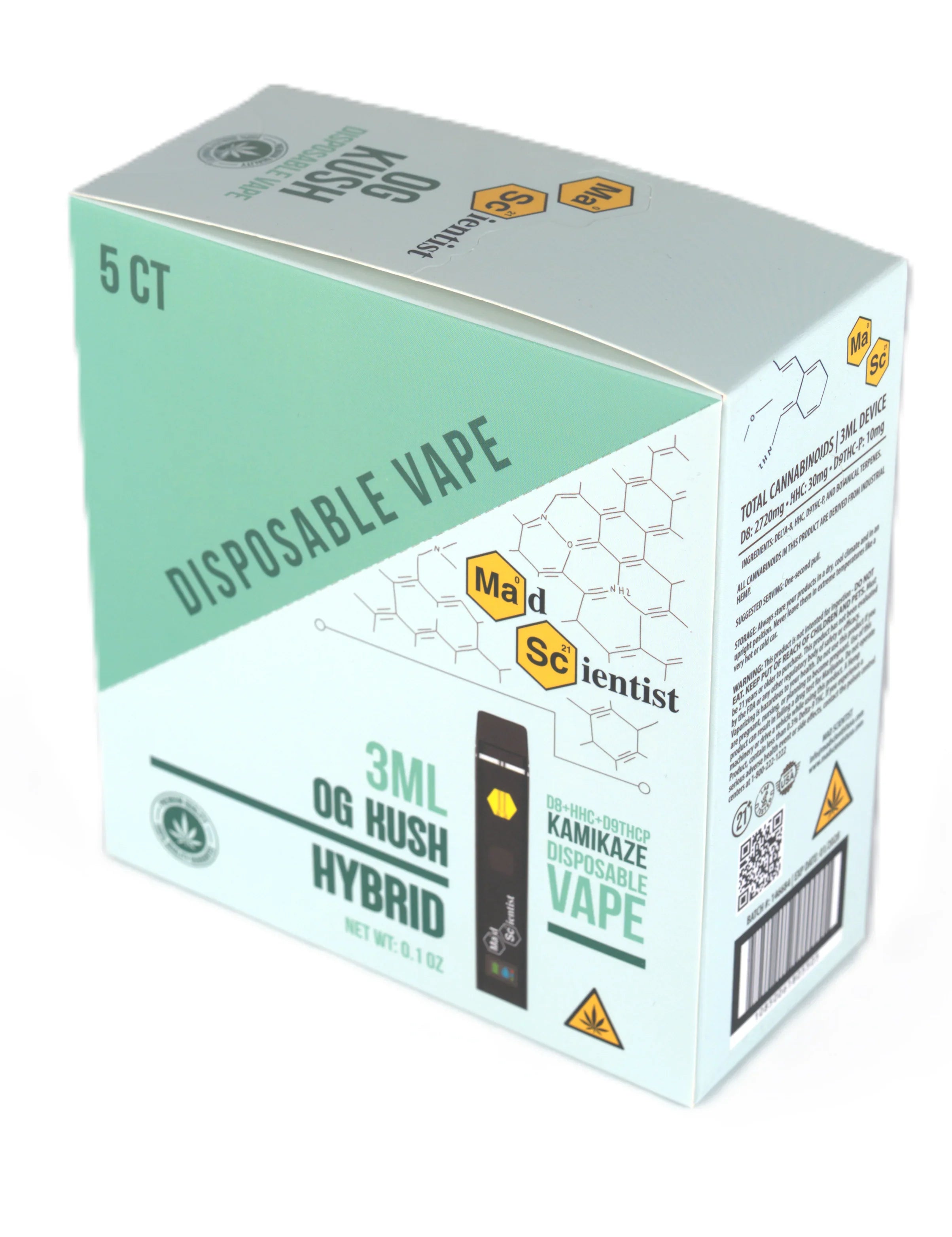 MAD SCIENTIST DISPOSABLE 3000MG - Madscientistusa