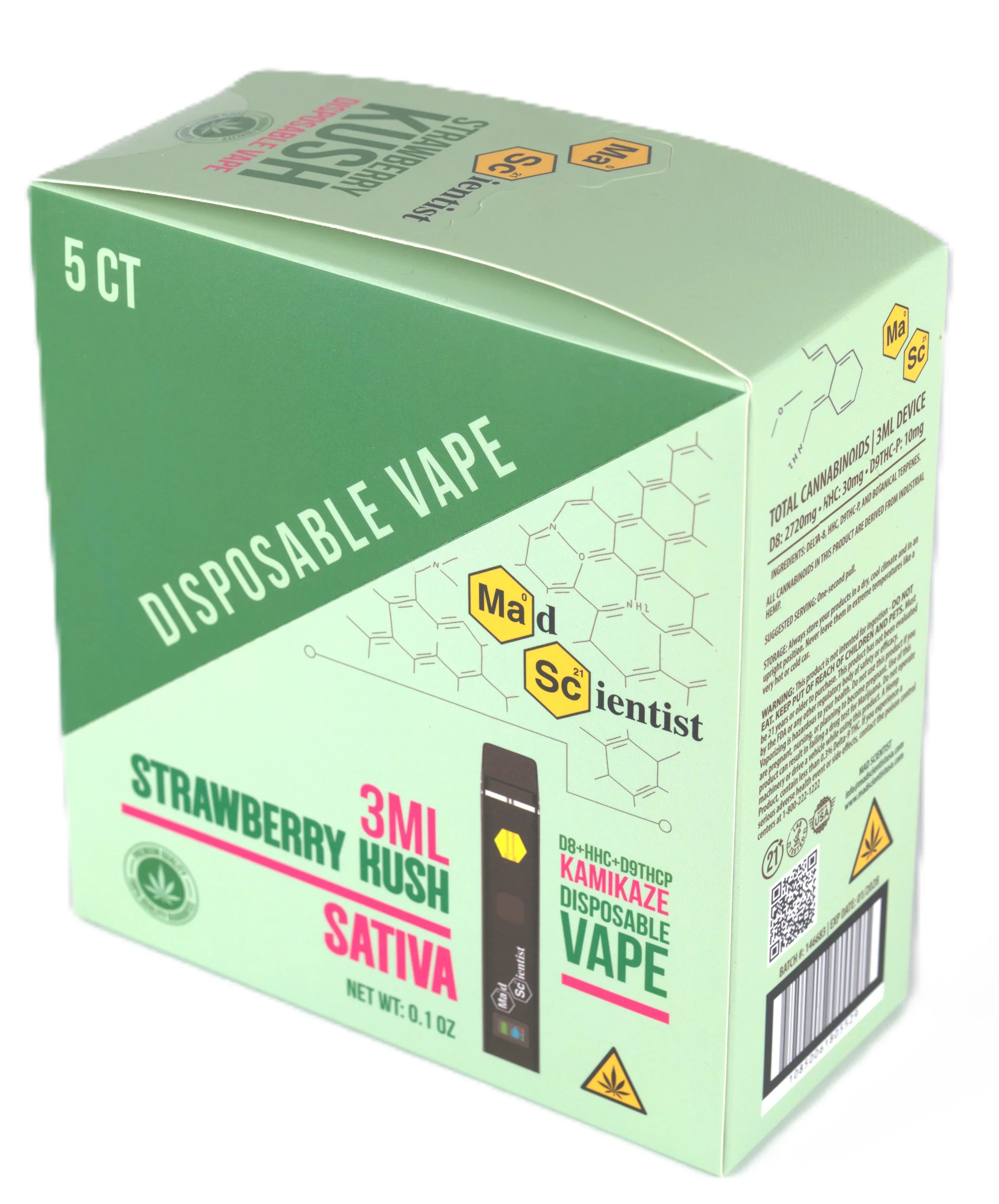 MAD SCIENTIST DISPOSABLE 3000MG - Madscientistusa