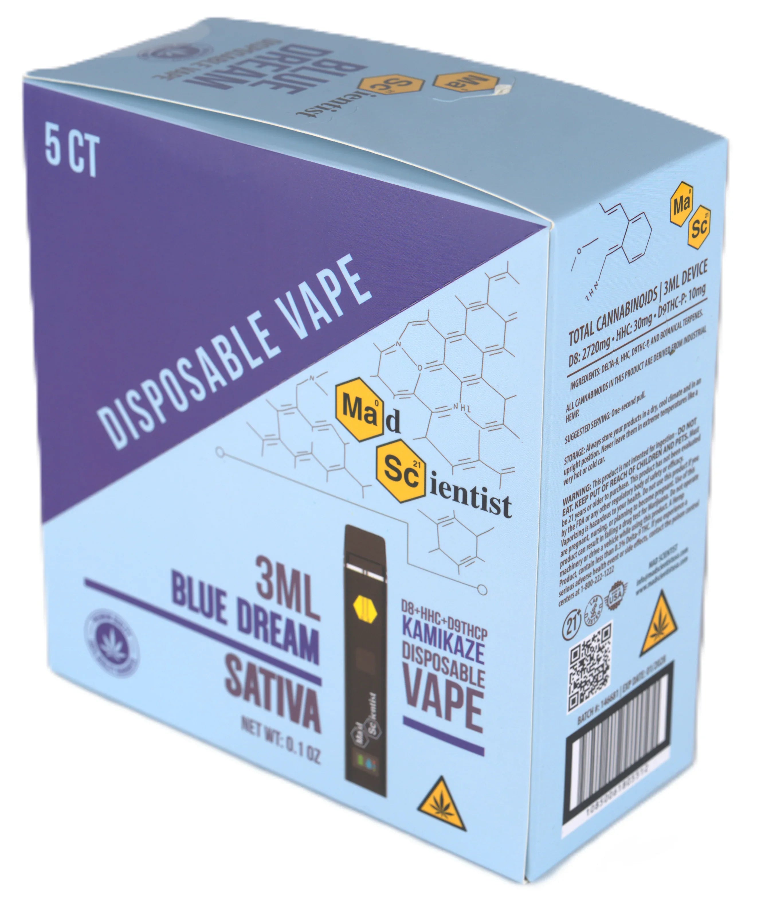 MAD SCIENTIST DISPOSABLE 3000MG - Madscientistusa