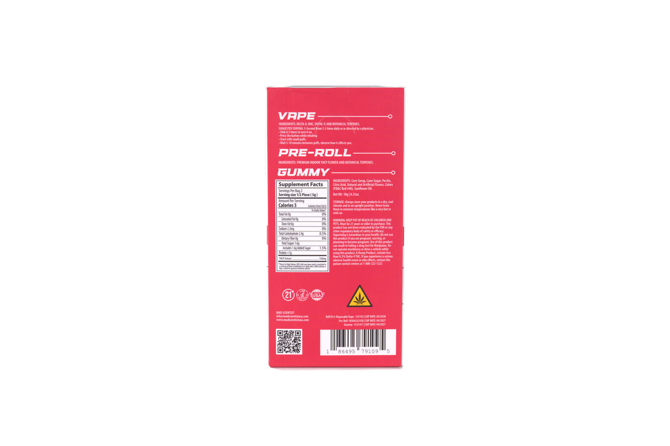 Mad Scientist Trifecta 3 IN 1 VALUE PACK - Madscientistusa