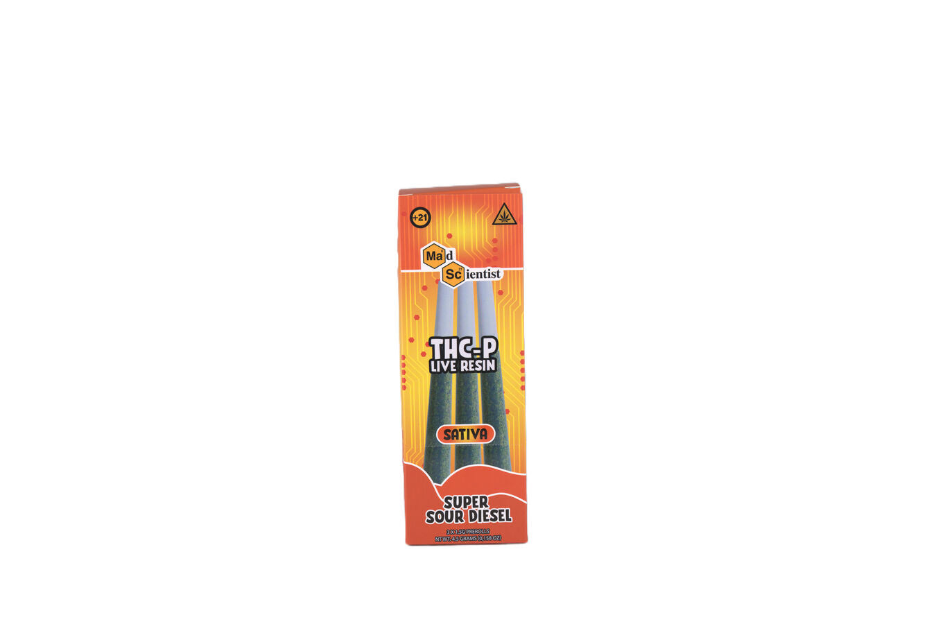 MAD SCIENTIST PRE ROLL 4.5 GM 3CT 10CT BOX - Madscientistusa