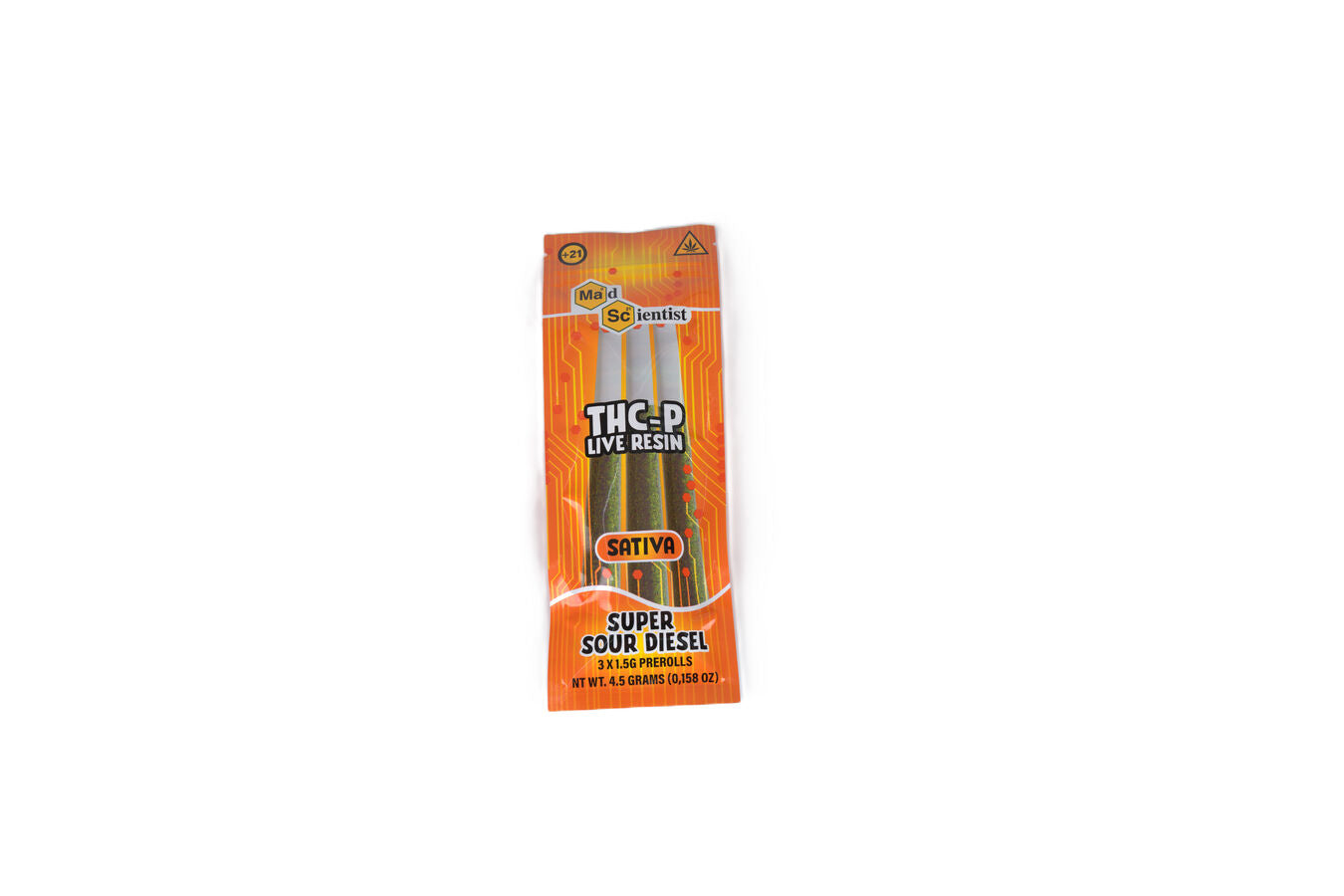 MAD SCIENTIST PRE ROLL 4.5 GM 3CT 10CT BOX - Madscientistusa
