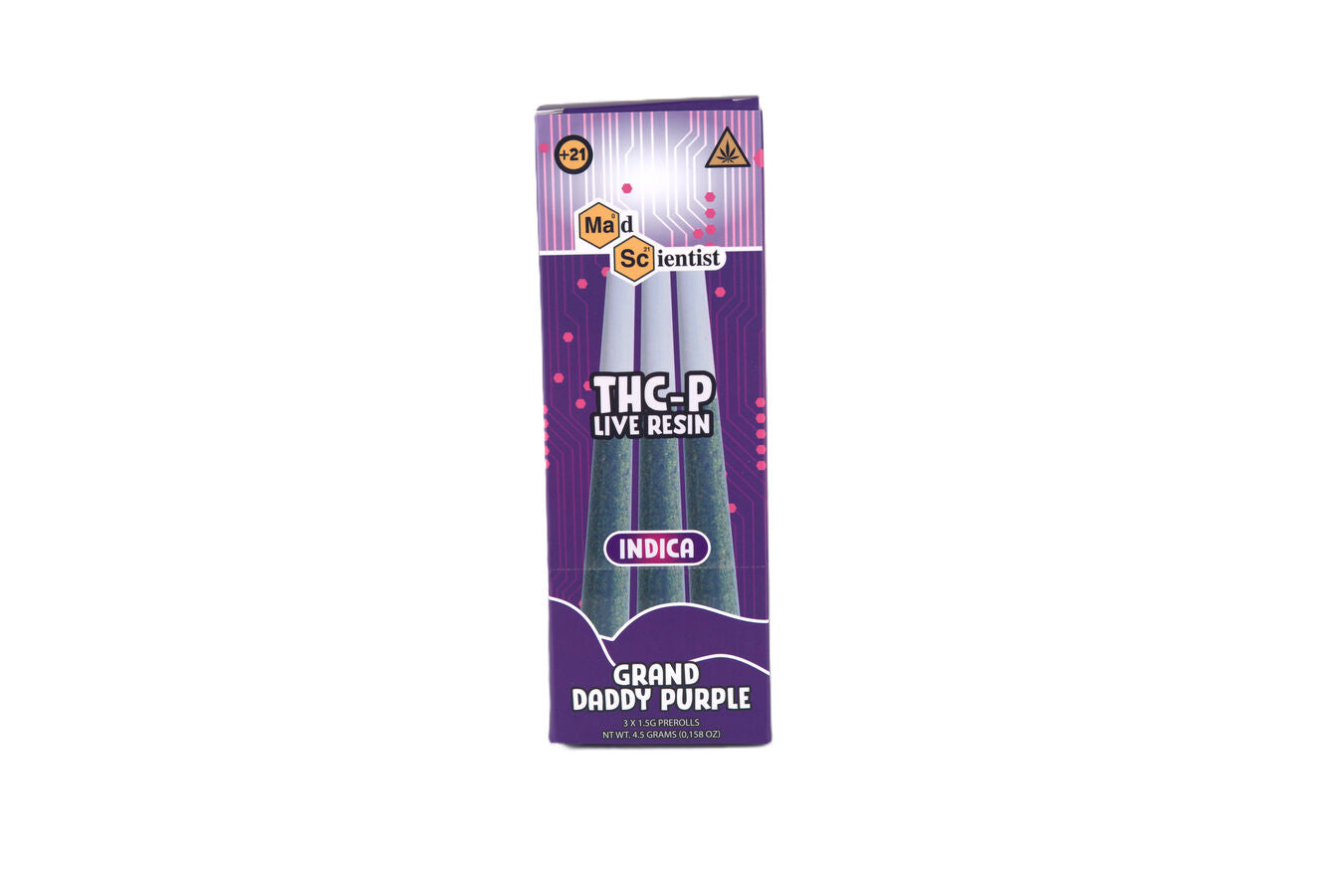 MAD SCIENTIST PRE ROLL 4.5 GM 3CT 10CT BOX - Madscientistusa