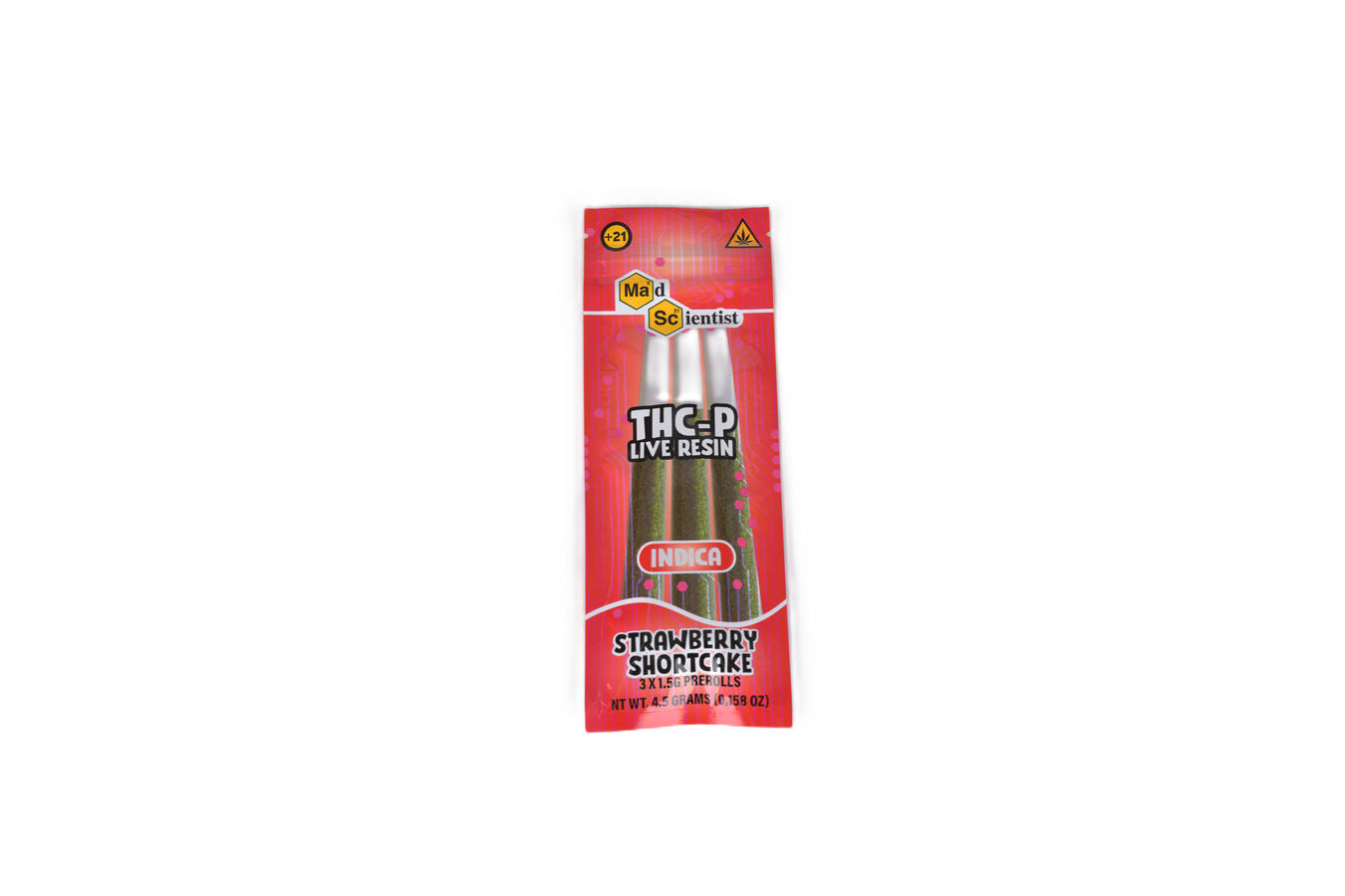 MAD SCIENTIST PRE ROLL 4.5 GM 3CT 10CT BOX - Madscientistusa