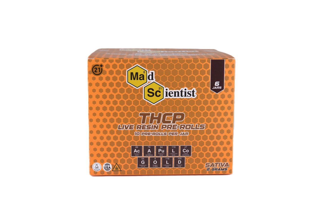 MAD SCIENTIST PRE ROLL 20 GM 10 CT JAR - Madscientistusa