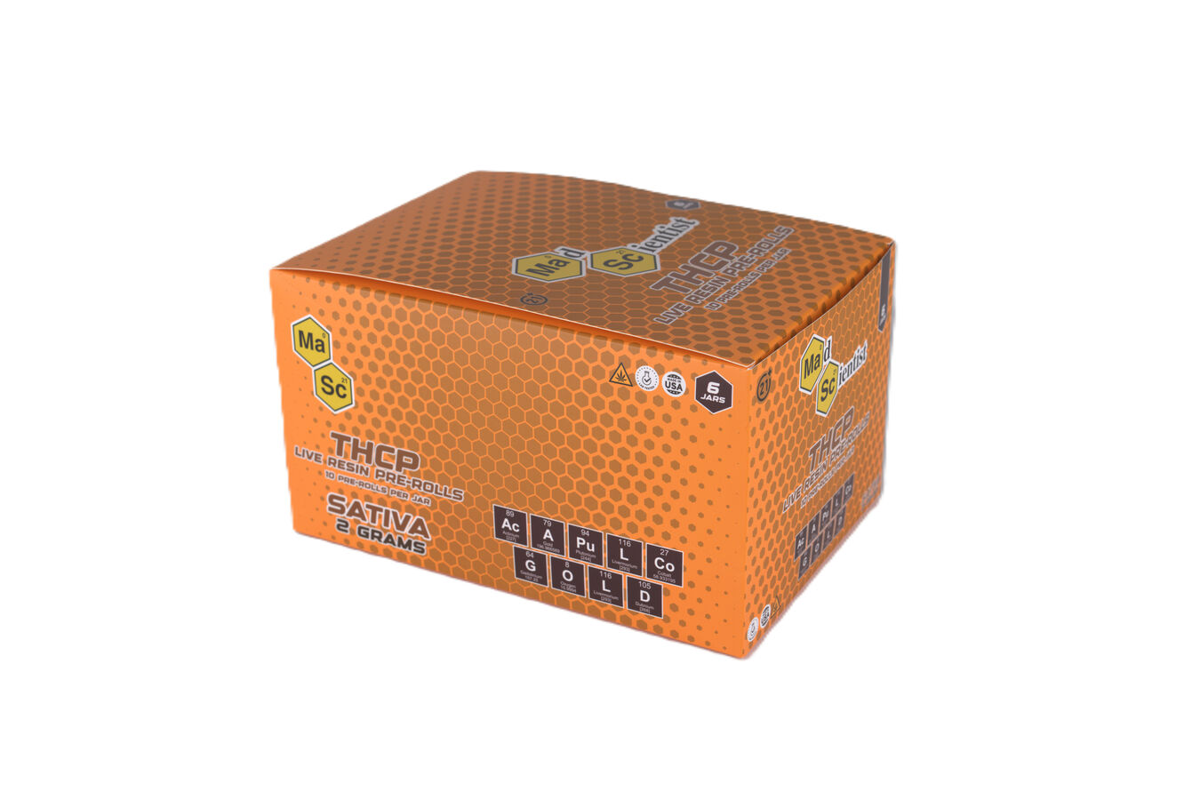 MAD SCIENTIST PRE ROLL 20 GM 10 CT JAR - Madscientistusa