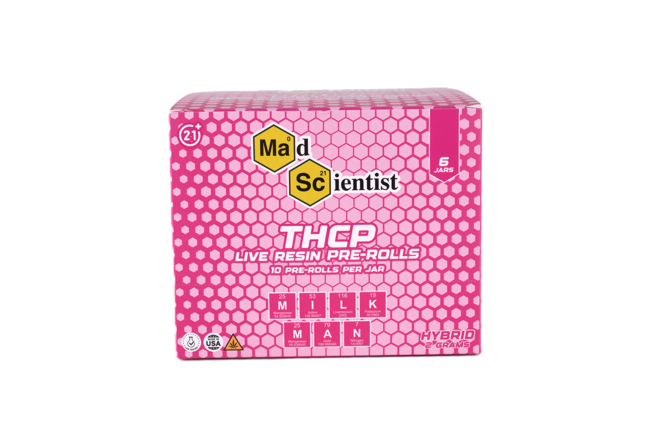 MAD SCIENTIST PRE ROLL 20 GM 10 CT JAR - Madscientistusa