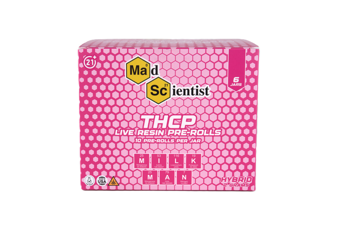 MAD SCIENTIST PRE ROLL 20 GM 10 CT JAR - Madscientistusa
