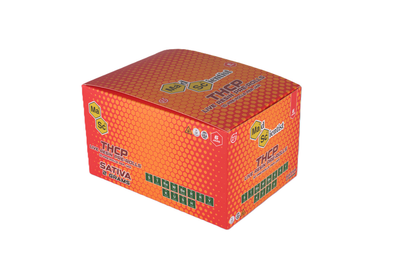MAD SCIENTIST PRE ROLL 20 GM 10 CT JAR - Madscientistusa