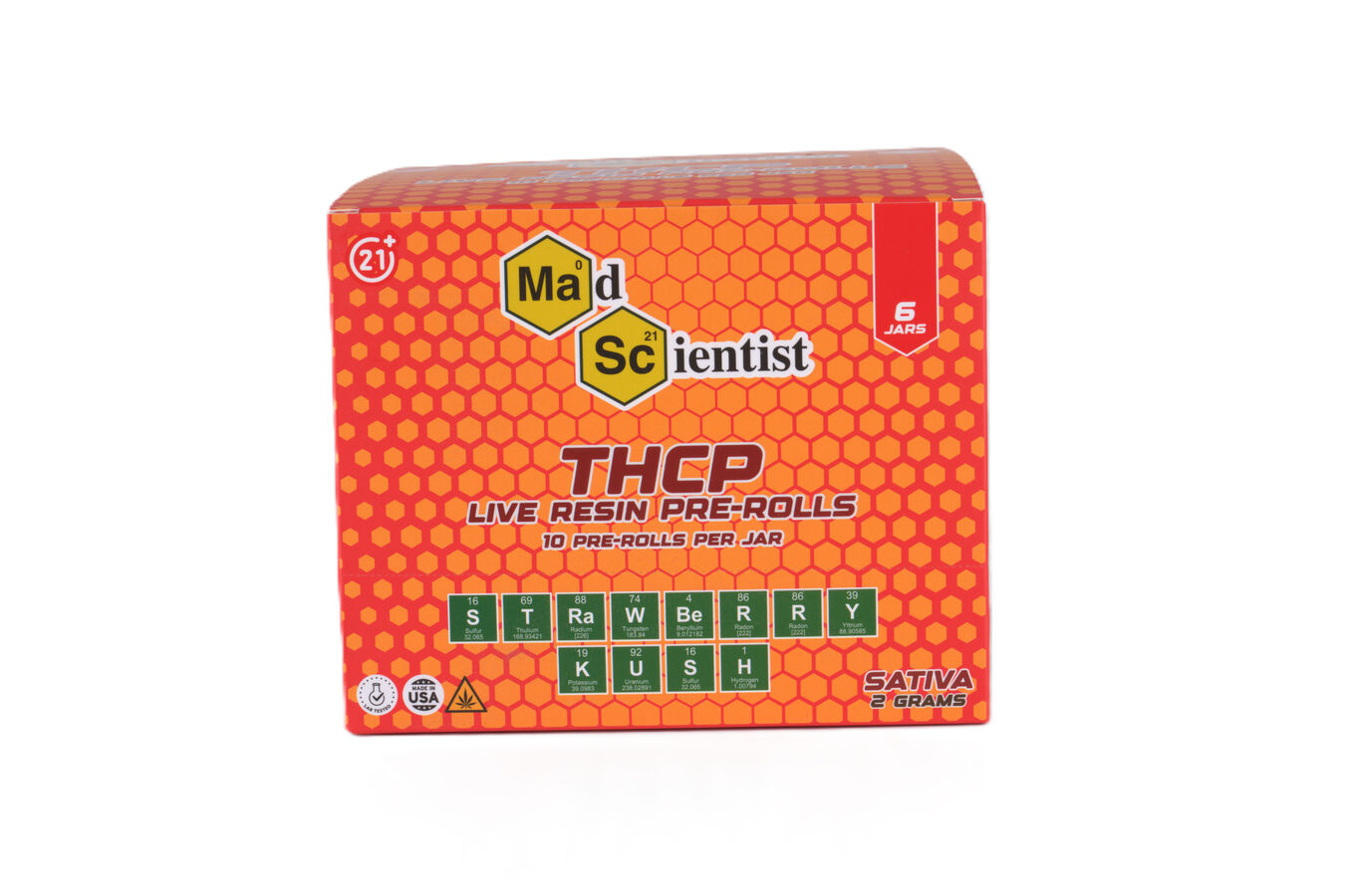 MAD SCIENTIST PRE ROLL 20 GM 10 CT JAR - Madscientistusa